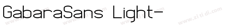 GabaraSans Light字体转换 GabaraSans Light字体转换